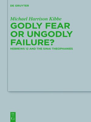 cover image of Godly Fear or Ungodly Failure?